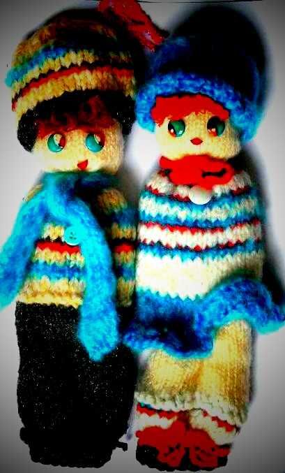 Плетени интериорни куклички-талисмани на дома