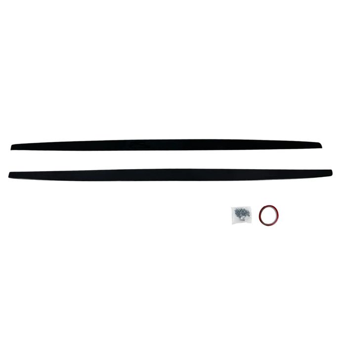 Добавка за прагове за BMW F20 M Performance - черен гланц