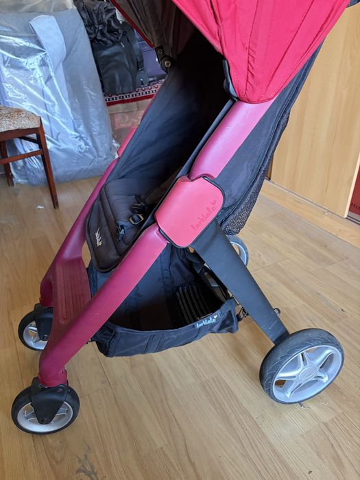 Carucior Larktale chit chat rosu, pliabil