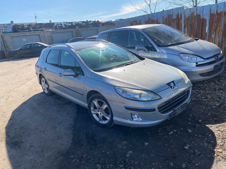 peugeot 407 sw 2.0 hdi кожа на части пежо 407 св комби