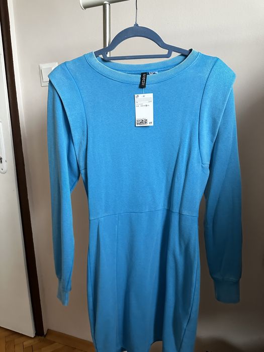 Рокля H&M, синя, нова