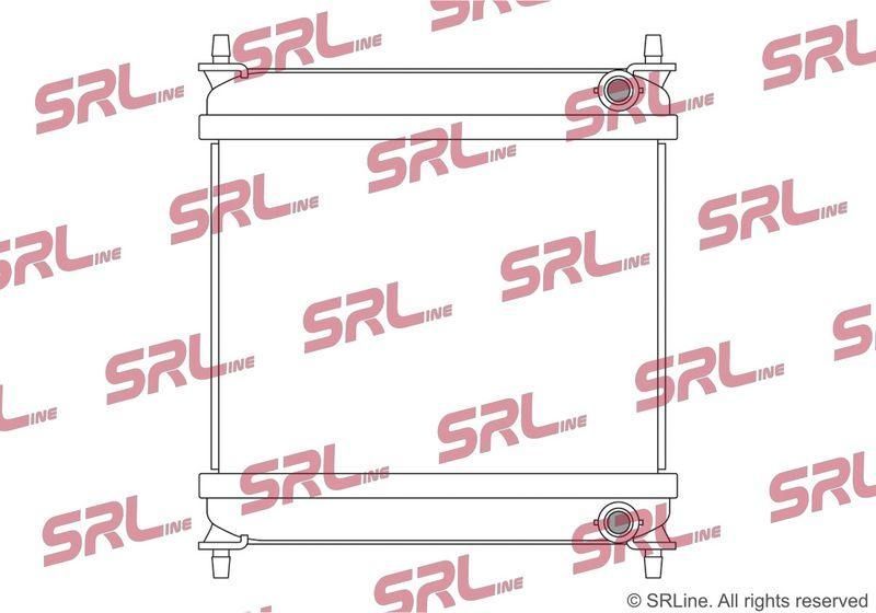 Radiator apa BMW X3 G01 2017-2024, X4 G02 2018-, 2.0 T, 3.0 d, 3.0 R6 T, 230x175x32mm, AC: +/-, fagure brazat, OE 17118630028, SRLine