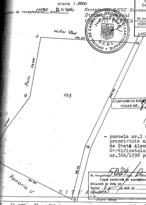 Teren agricol Padureni, Siret