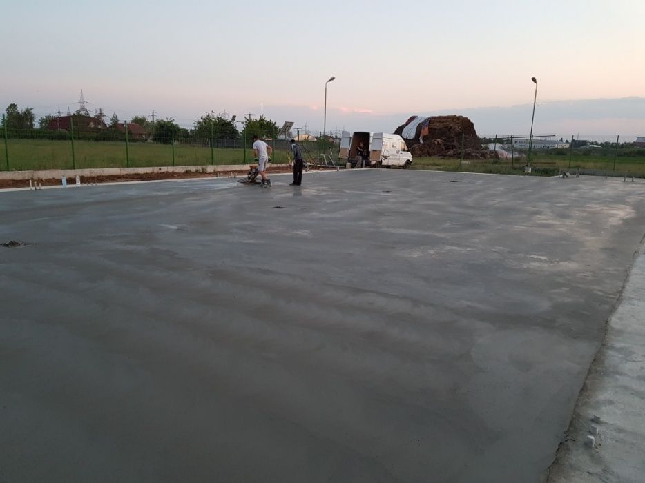 Betoane elicopterizate, Turnari si finisari betoane