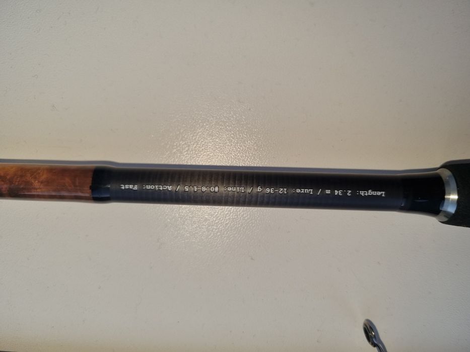 спиннинг 2.38 м тест 12-36.