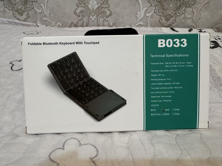 Складная Беспроводная клавиатура