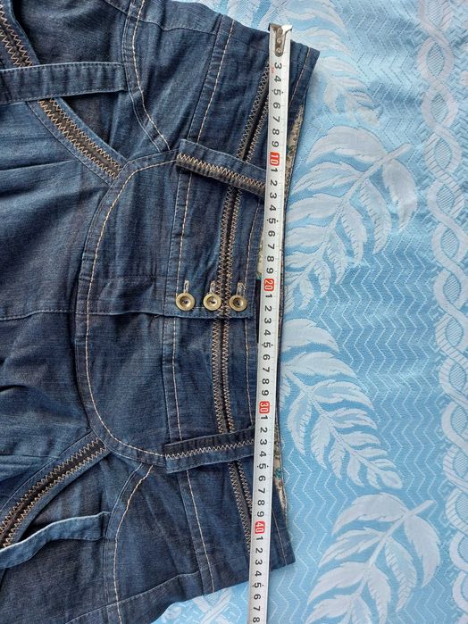 Уникална JUNONA / ЮНОНА дънкова пола XL