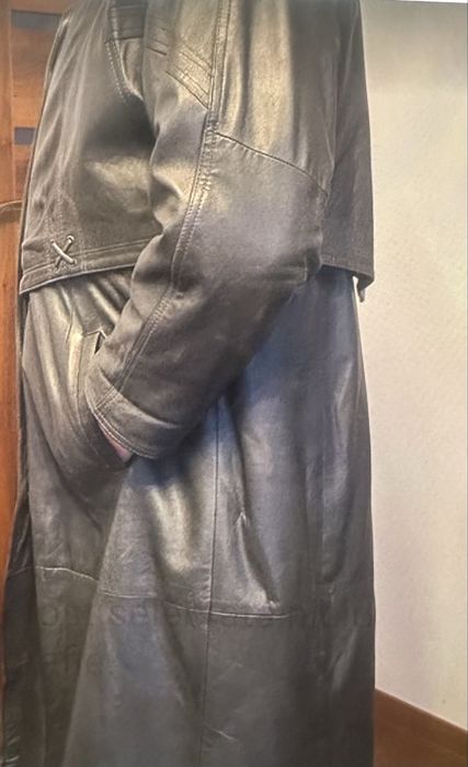 Haina piele lunga masura L-XL