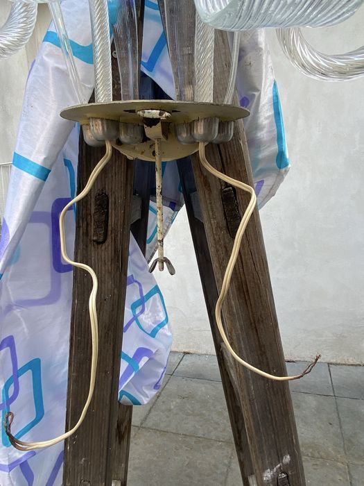 Aplica veche din sticla