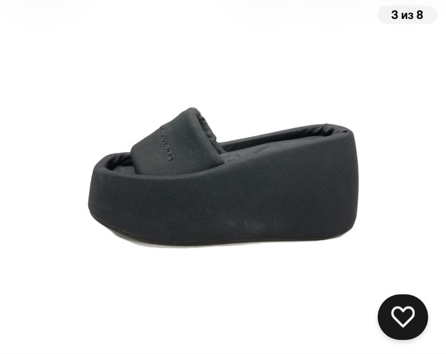 черные сандали alexander wang