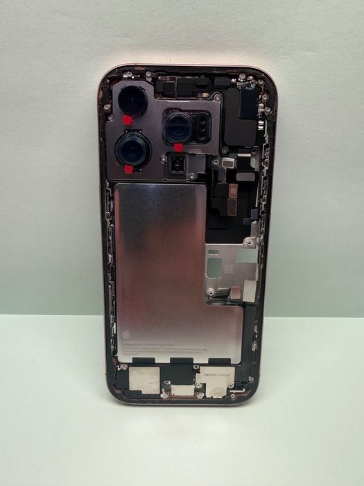 iPhone 16 Pro Desert Gold rama carcasa camera baterie enclosure housing frame