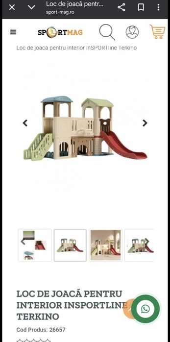 Vând centru de joaca, se poate folosi pt copii între 2 si 5 ani