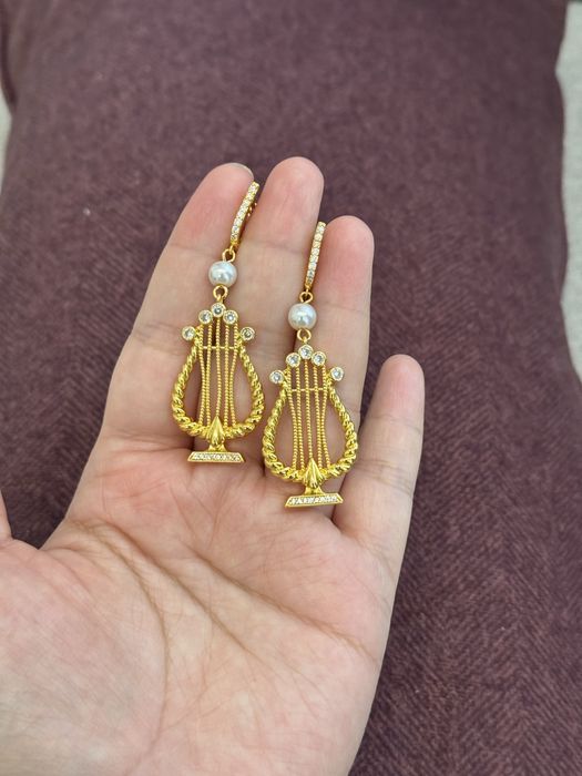 Серьги в виде арф