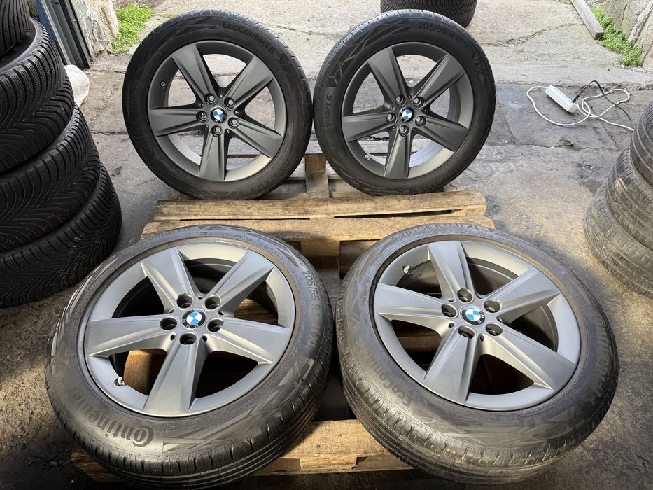 Jante originale BMW style 478 seria 1 F40/F52 seria 2 F44/F45/F46/U06 cu anvelope de vara 205/55 17