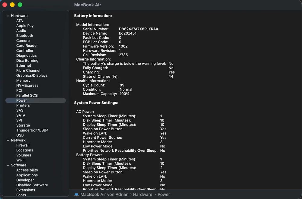 MacBook Air 13" M1 2020 – 8GB RAM / 256GB SSD + încărcător