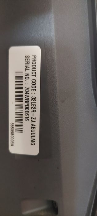 Tv. Plasmă LG HDMI Diagonală 82 cm