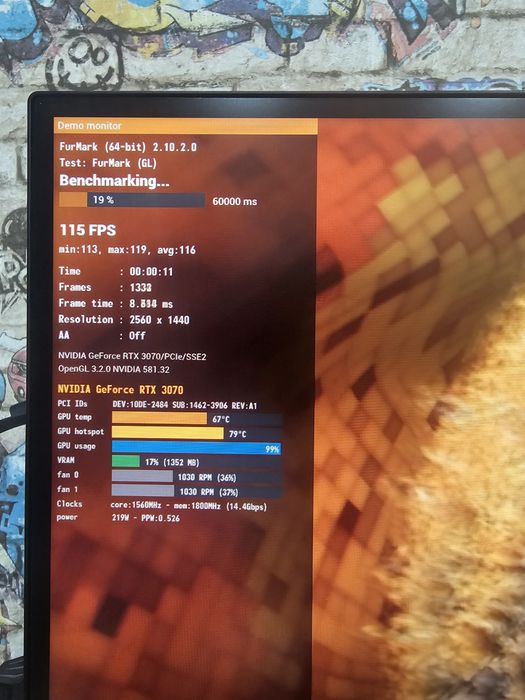 Продам rtx 3070 на 2 кулера