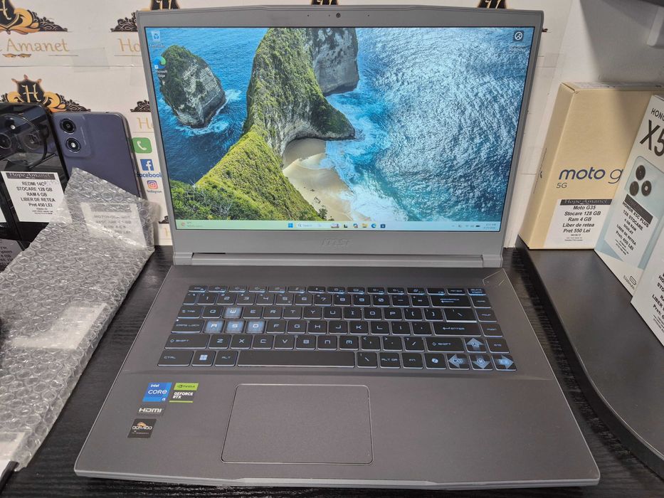 Hope Amanet P10/ Laptop Gaming MSI Thin 15 144Hz i5 12th RTX 4050 1TB SSD