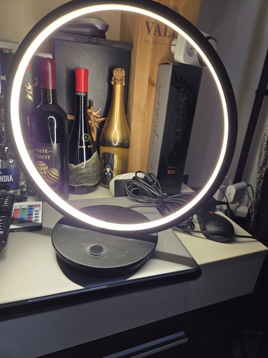 Veioza led  neagra birou camera