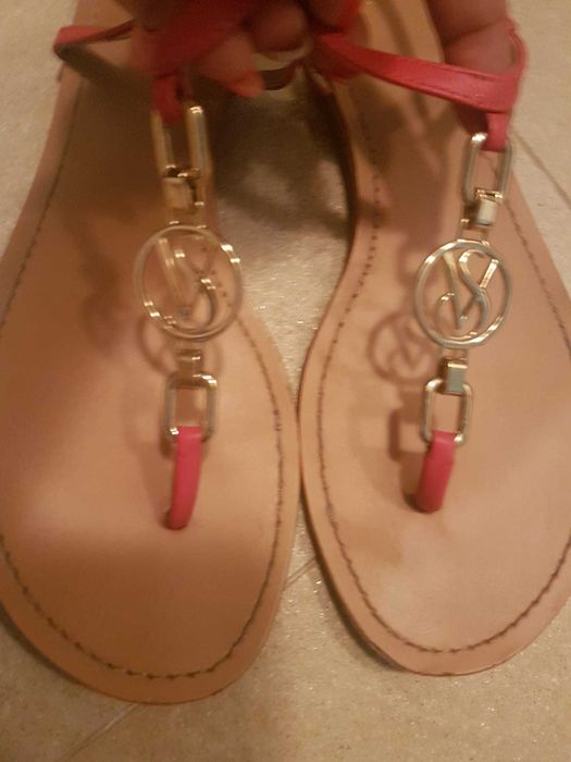 Sandale piele Victoria Secret, made in SUA, 38, pret fix