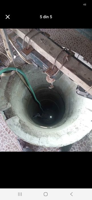 Curatit fantani adancim dezinfectam