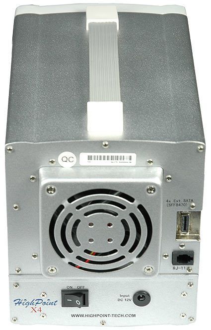 Controler RAID + RACK HDD HighPoint RocketRAID 2224