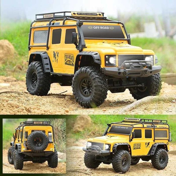 Огромен 47см 1:10 RC Land Rover Defender 110 Хоби Модел Джип Бъги 4x4
