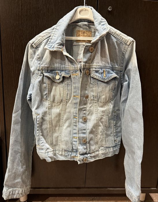 Дънково детско яке с бродерия пролет/ есен преходно