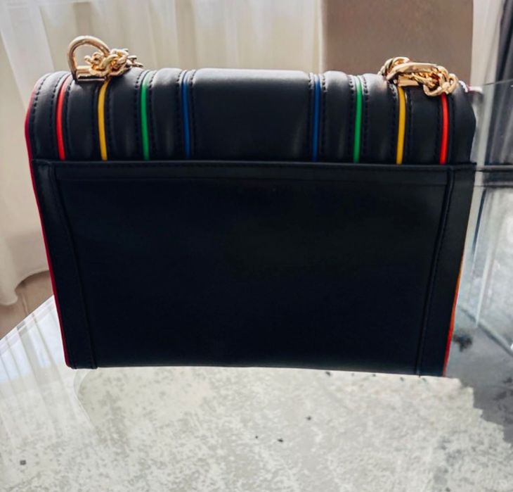 Geantă Michael Kors, neagra, mică, din piele, nouă, fără etichetă