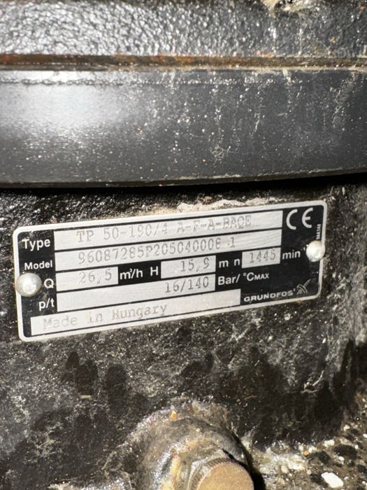 Pompă grundfos TP 50-190/4 A-F-A-BQQE