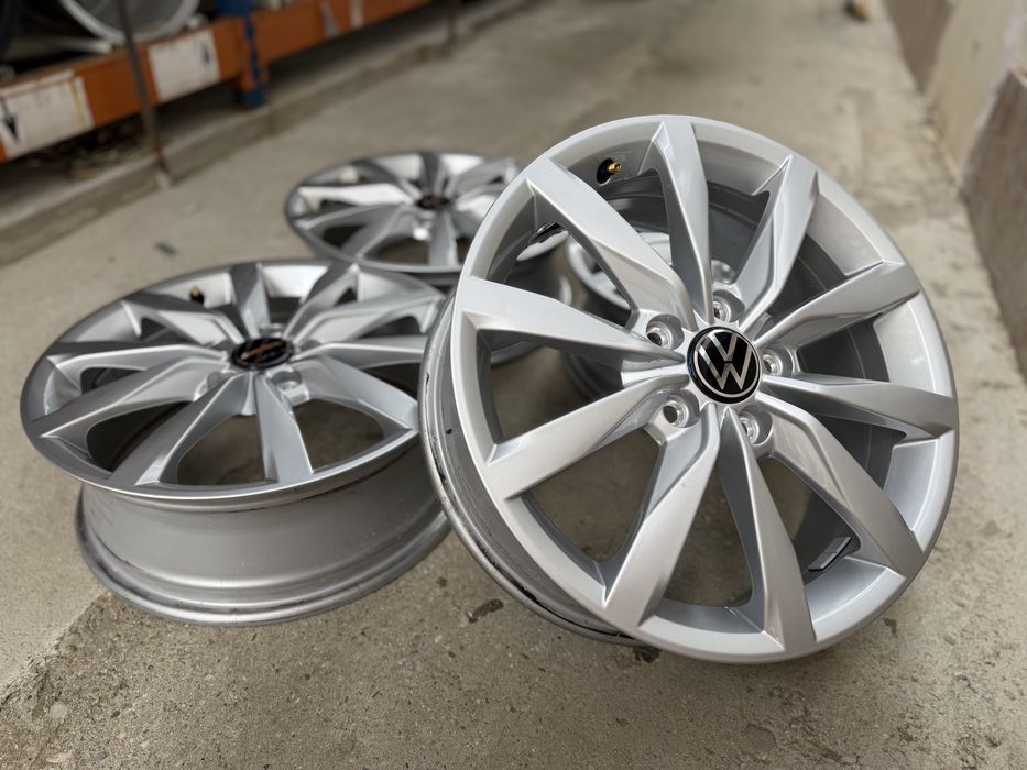 Set 4 jante originale VW Golf 6 7 8  Dijon R17"  – 5G0601025K – 6Jx17 ET48 – 5x112 – 57.1 mm