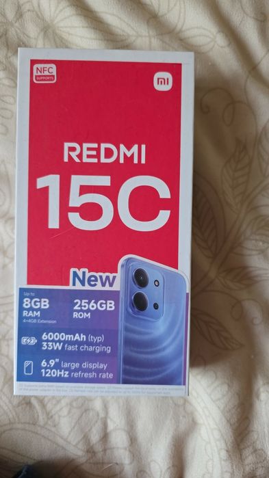 Продавам телефон Redmi 15C 256Gb Ram
