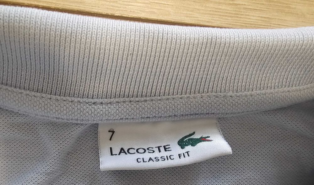 Tricou polo Lacoste, bleu, barbati , mărimea XL