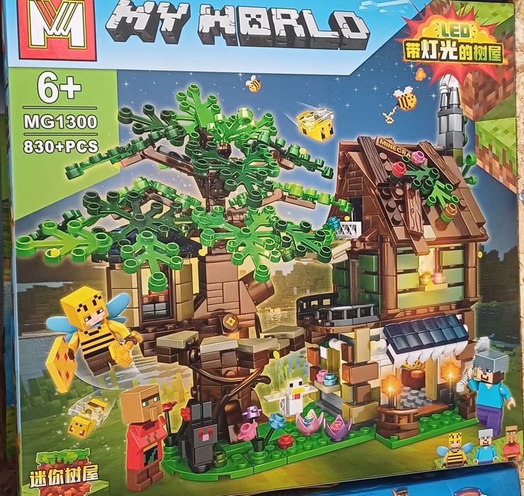 Конструктор на Майнкрафт 830 части