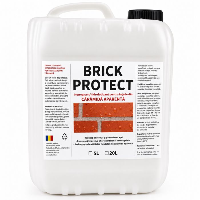 BRICK PROTECT - solutie de impermeabilizare caramida