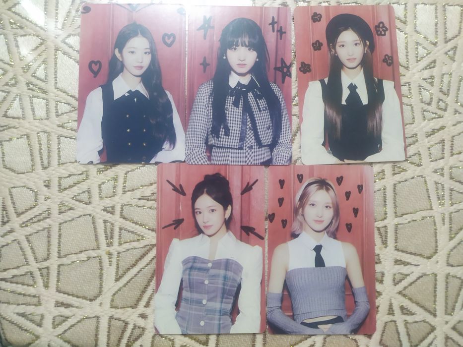 fotokarta(ive,attack on titan,lesserafim,g-idle,blackpink,skz,itzy)