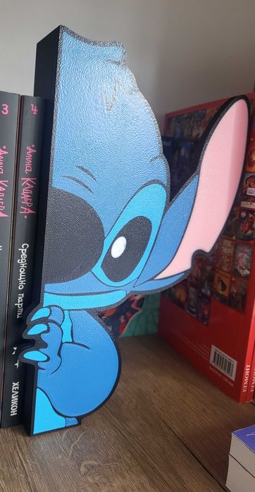 Book Nook разделител за книги Стич / Stitch Декорация за библиотека