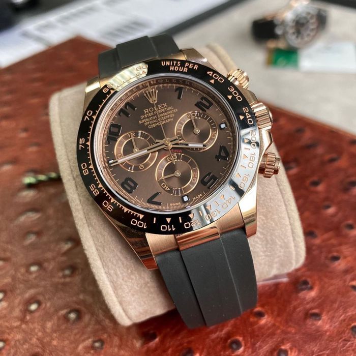 Rolex Daytona Chocolate Dial Rubber 40,mm