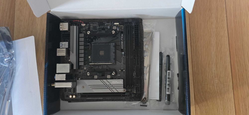 ASRock A520M-ITX/ac + AMD Ryzen 5 4650GE (AM4, Mini-ITX, Wi-Fi)