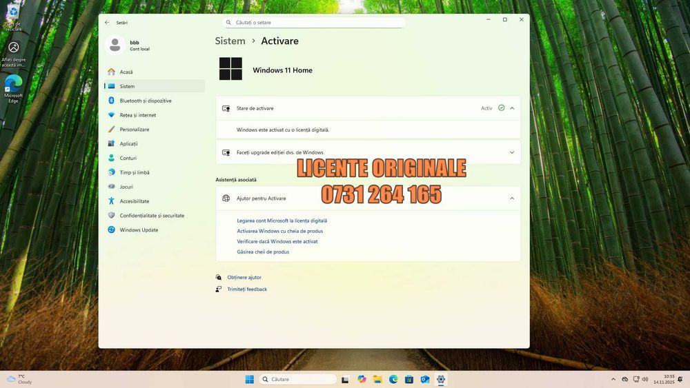 LICENTA Windows 11 HOME + Antivirus Gratuit