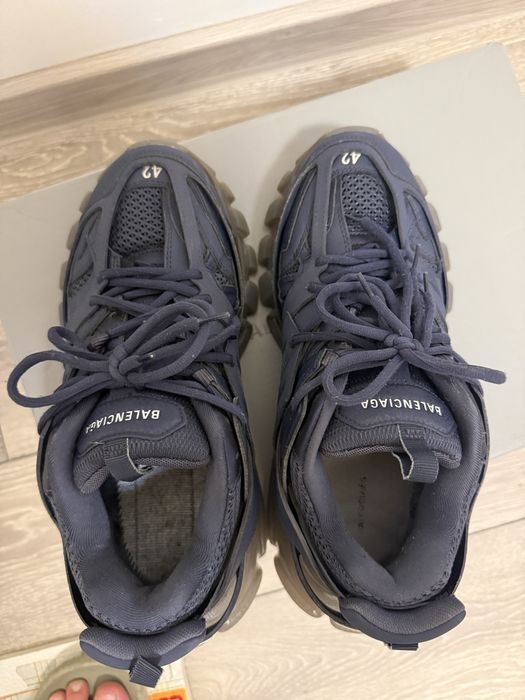 Balenciaga track navy blue clear sole .nr.42
