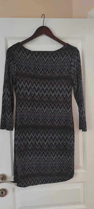 Цветна мини рокля