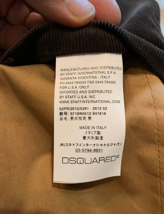 Sacou Dsquared2 Nr 46