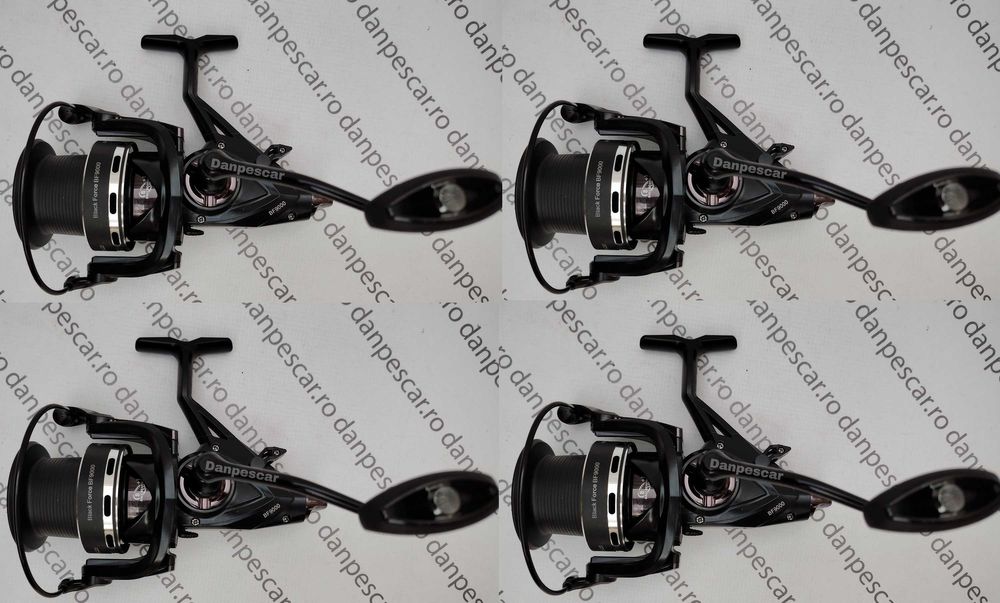 SET 4 Mulinete PROFL BLACK FORCE 9000 cu tambur Long Cast