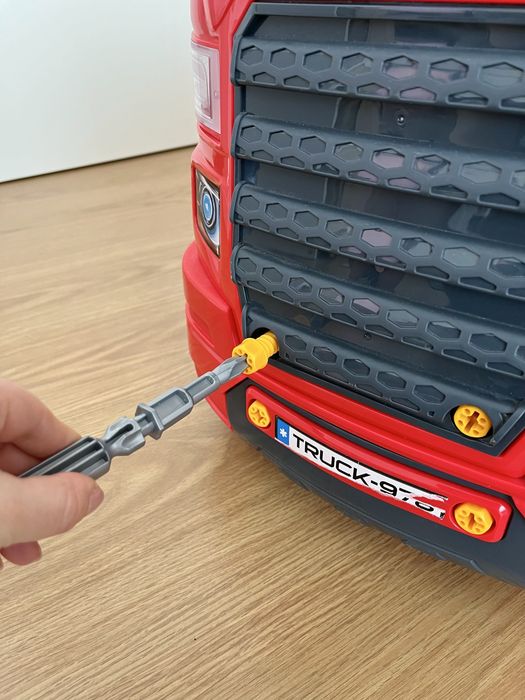 Atelier copii Homcom, Camion cu motor, 3-5 ani