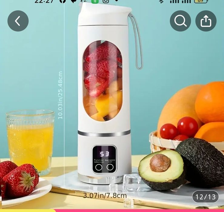 Компактный фруктовый блендер