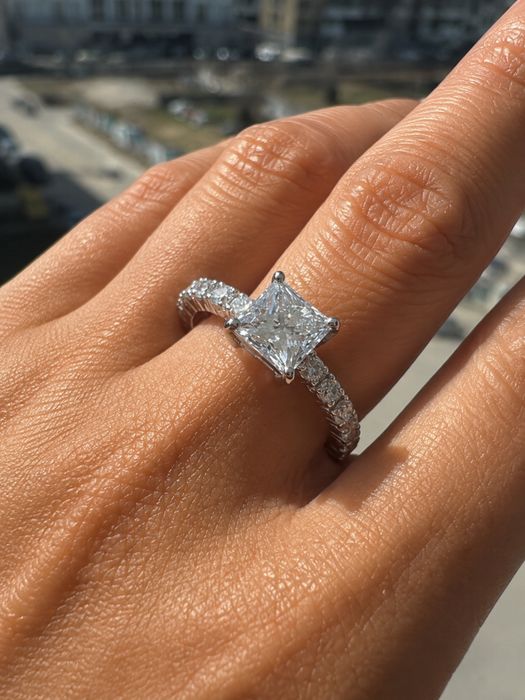 Inel logodna diamante 14k certificat