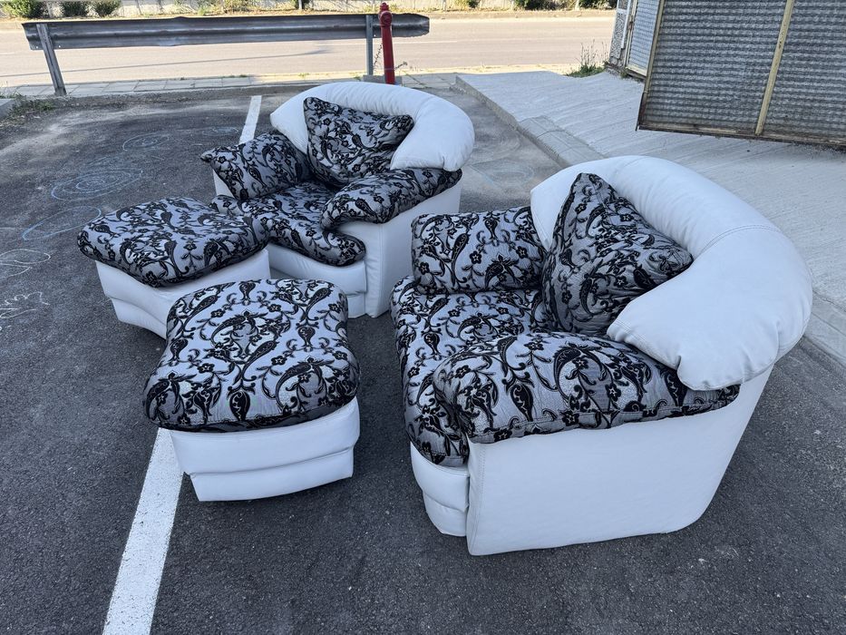 Фотиьол,кресло + табуретки