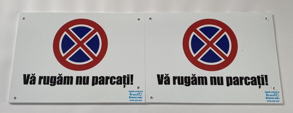 Placa parcare. Nu parcati. Parcare privata