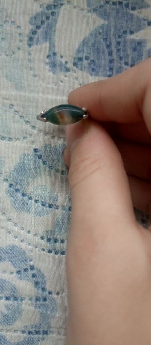 кольцо серебро 875 пробы